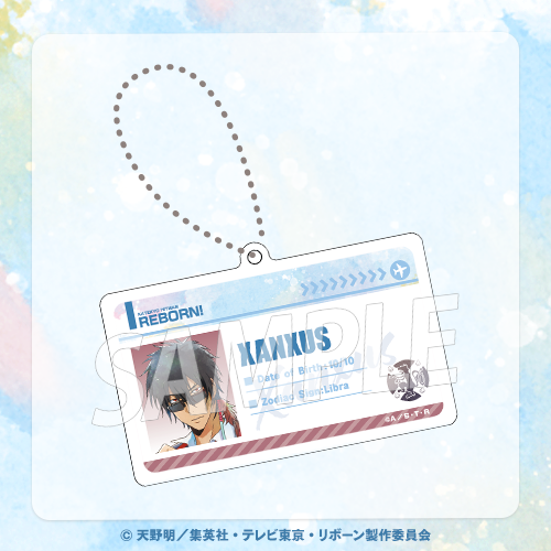 D-7 ライセンス風キーホルダー XANXUS(10年後)